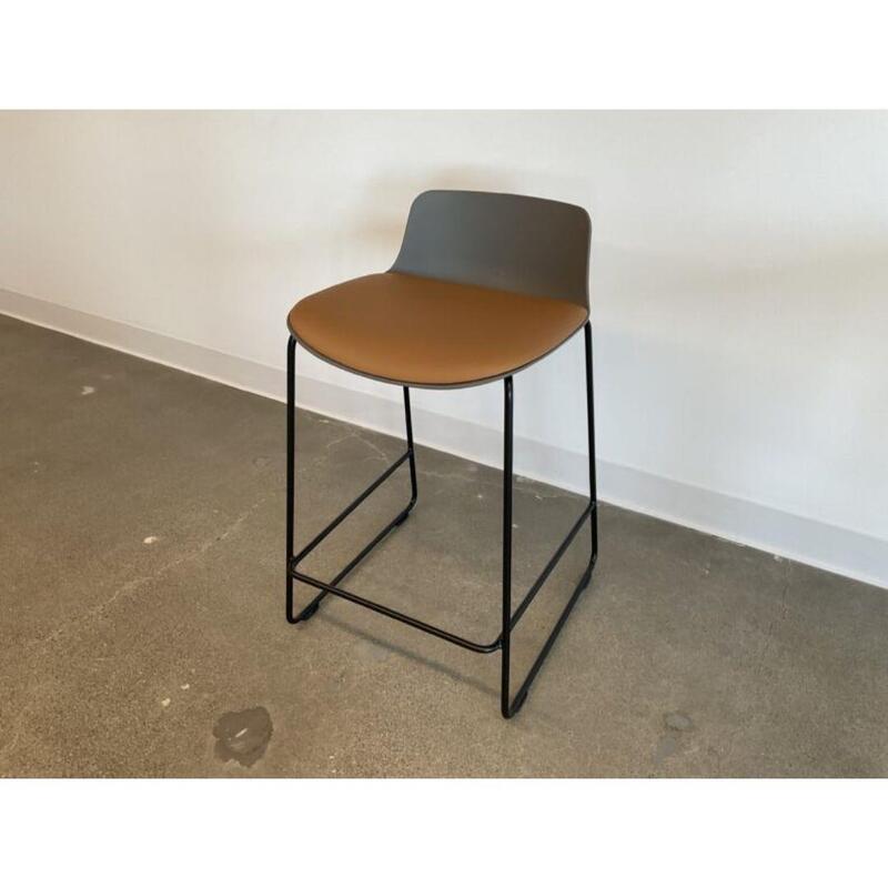 Maari Counter Stool With Sled Base - Thumbnail 3