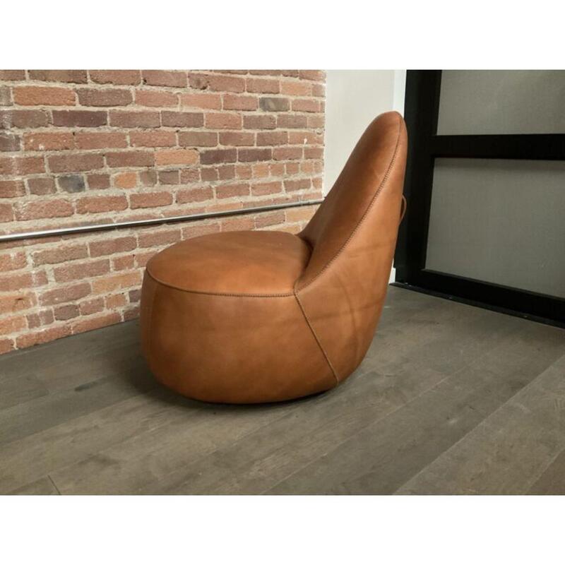 Leather Mitt Lounge Chair - Thumbnail 3