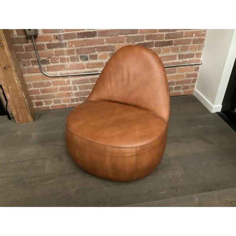 Leather Mitt Lounge Chair - Thumbnail 4