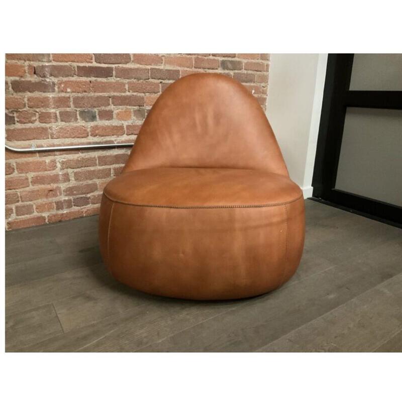 Leather Mitt Lounge Chair - Thumbnail 2