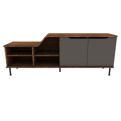 BeSpace Standard Height Transition Credenza Open Storage Right - Thumbnail 2