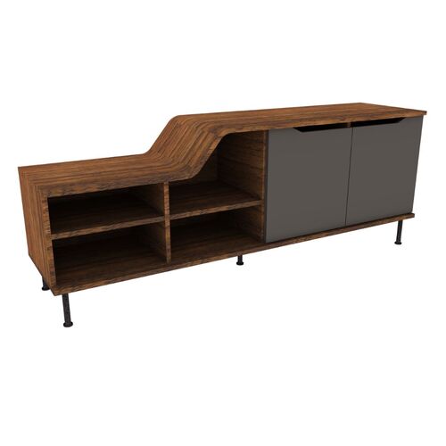 BeSpace Standard Height Transition Credenza Open Storage Right - Image 1
