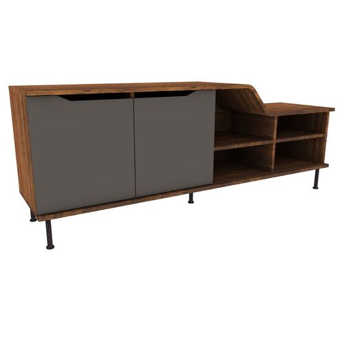 BeSpace Standard Height Transition Credenza Open Storage Left - Image 1