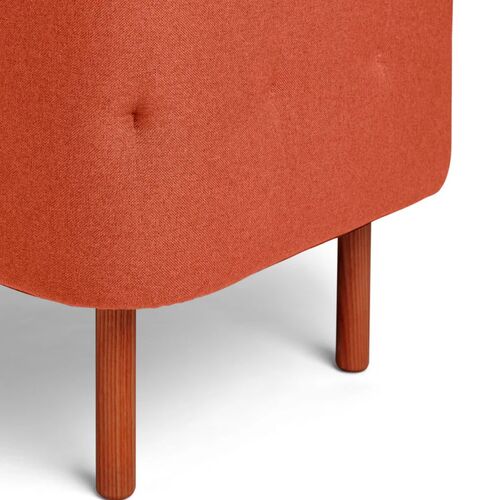 QT Lounge Chair, Brick - Thumbnail 5