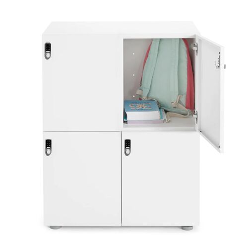 Stash 4-Door Locker, Digital, White - Thumbnail 4