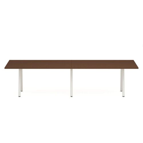 Series A Table, 124x42 White+Walnut LPL - Thumbnail 2