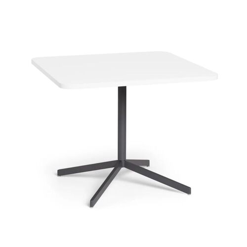 Touchpoint Table, 36x36, Charcoal+White LPL - Image 1