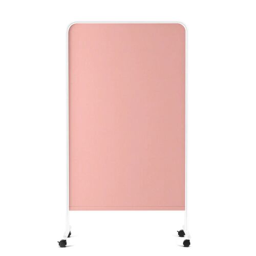 Goal Fabric Pinboard, 39x67H, White + Blush - Thumbnail 2