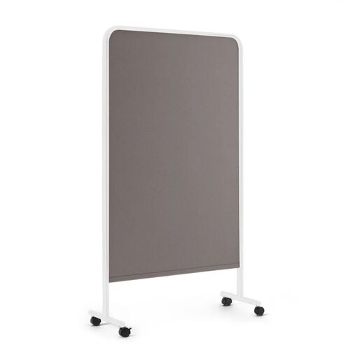 Goal Fabric Pinboard, 39x67H, White + Gray
 - Image 1