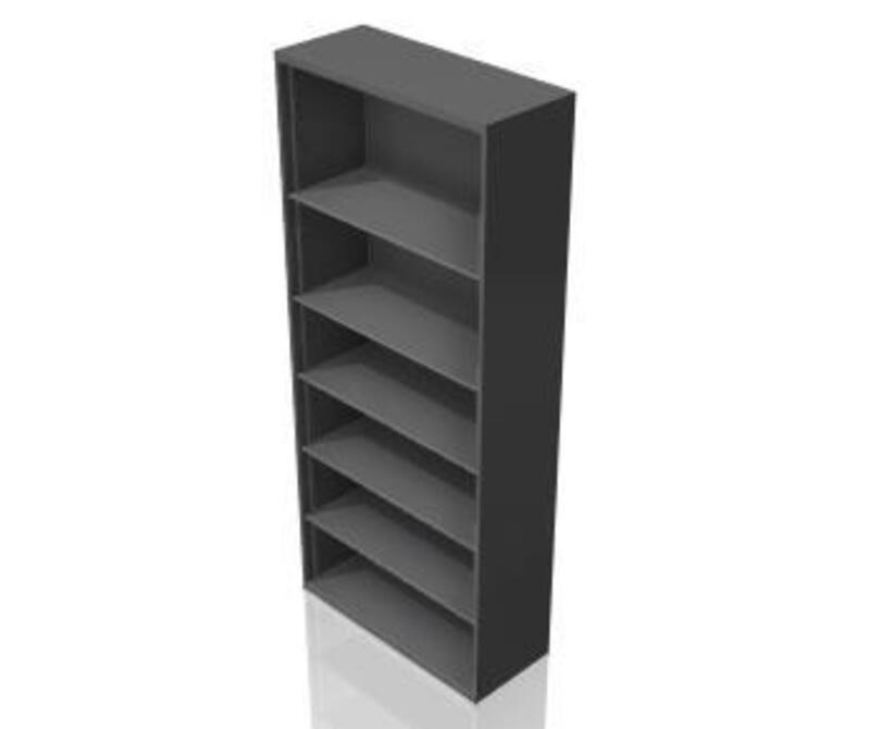 Bookcase, 5 adjustable shelves, 15D x 36W x 83 1/2H - Image 1