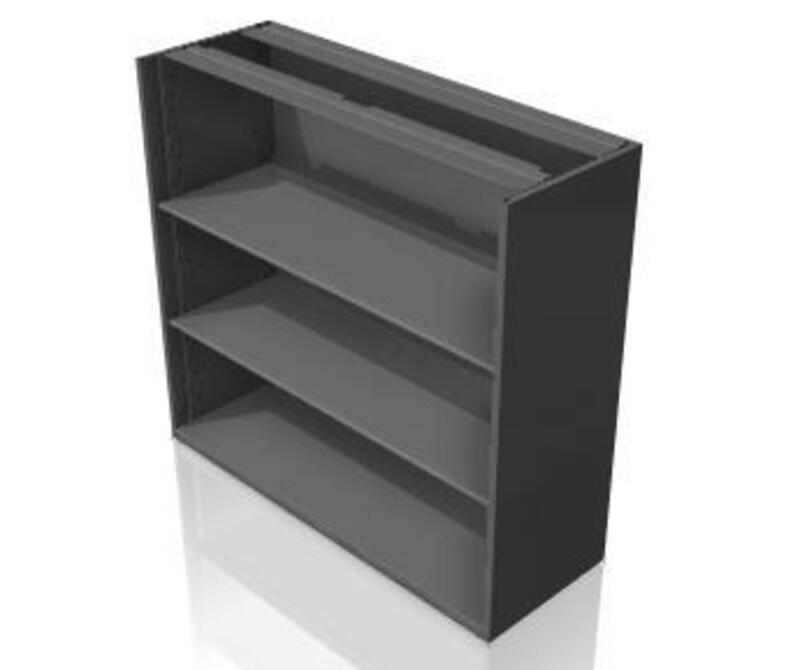 Haworth Lunstead Bookcase - Open, 4 Adj Shelves - Image 1