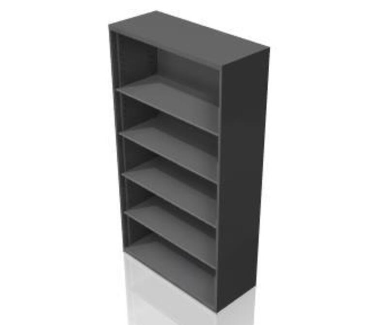 Bookcase - Open, 4 Adj Shelves 14D x 36W x 72 1/2H - Image 1