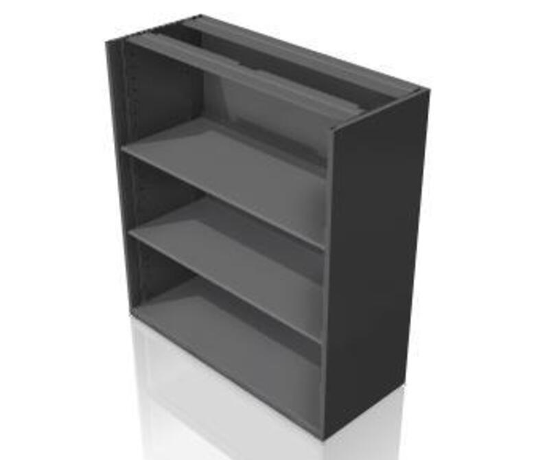 Bookcase - Open,Adj Shelves, Glides 14D x 36W x 44H - Image 1