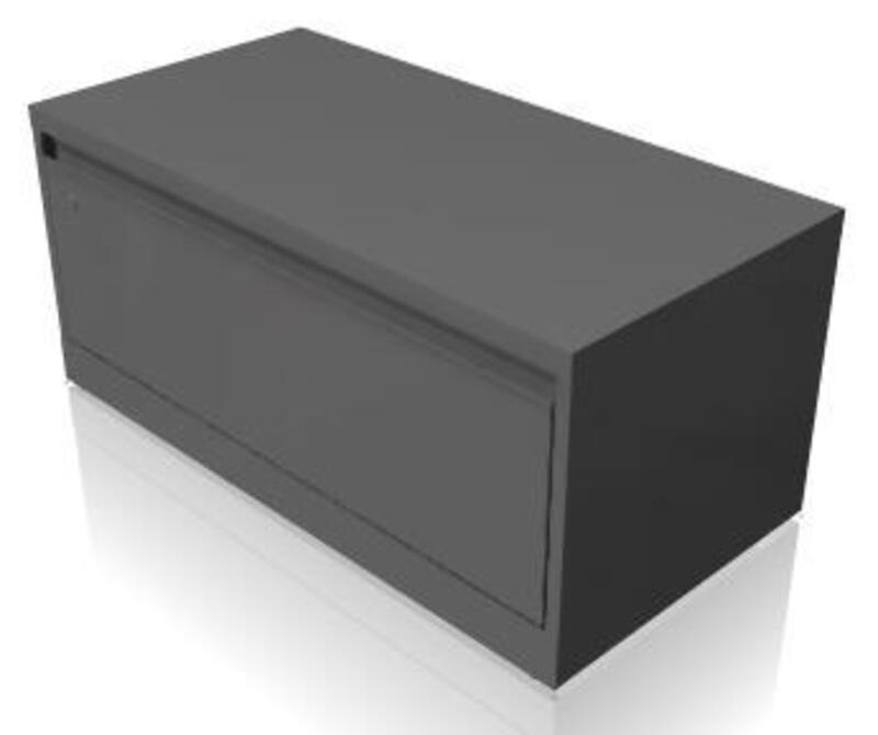 Universal; Lateral file, Flush steel front, 1 high, 18D x 36W - Image 1