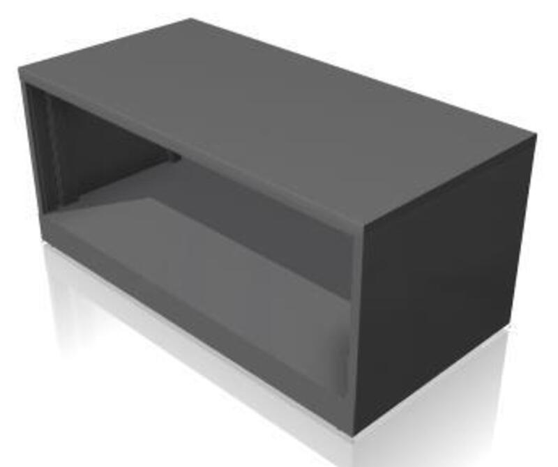 Universal; Cabinet, Steel, No door, 1 high, 18D x 36W - Image 1