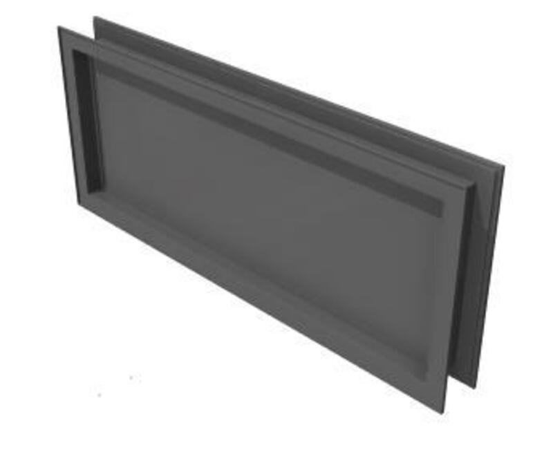 Screen, Panel Top - Square Special width 22 1/2W x 12H 6625 Translucent 4799 Platinum Metallic - Image 1
