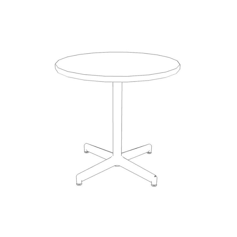 Table-Round, 30 dia - Image 1