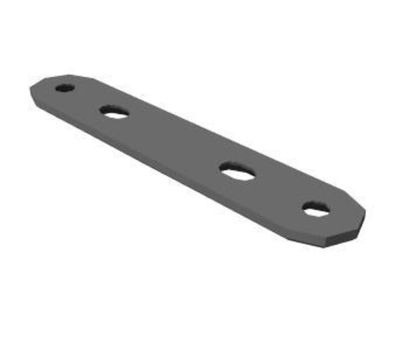 Tie plate, Package quantity 6, Side by side worksurface application - Image 1
