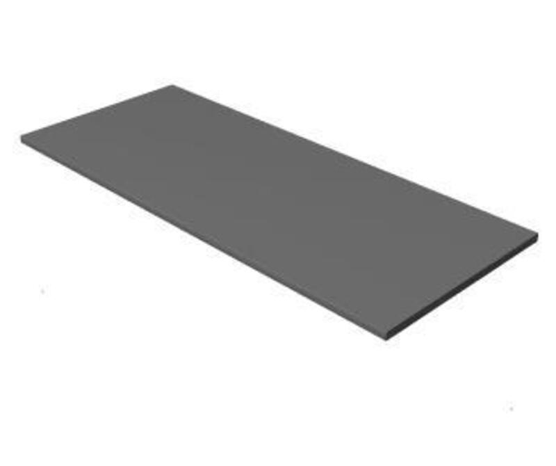 Worksurface-Straight, Laminate, Plastic edge profile - Image 1
