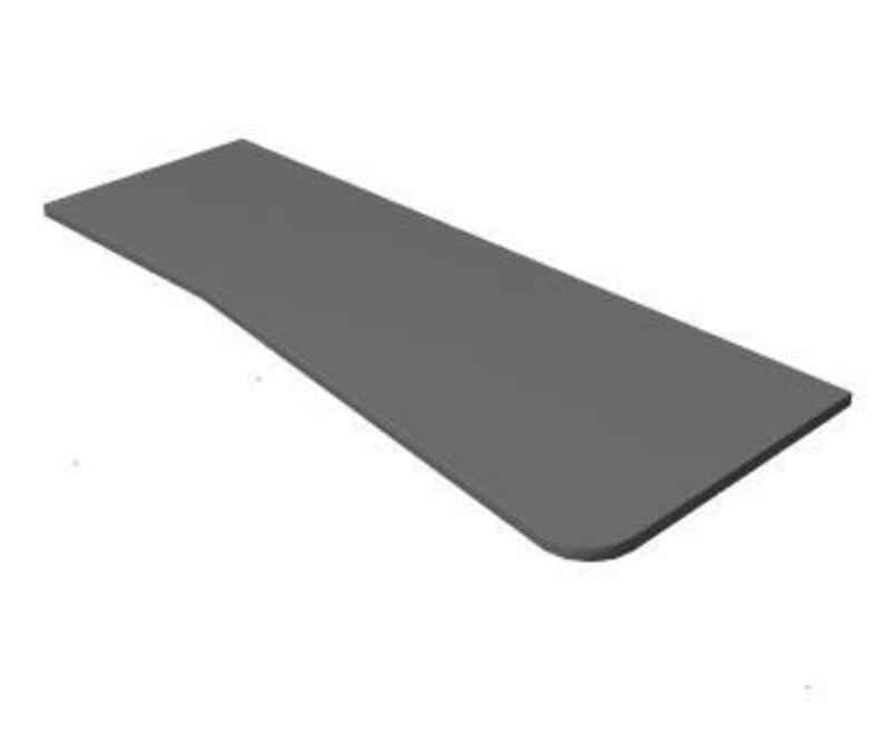 Special Transition WKS-RH, Scallop, Taper/Flat, Special Size 29 1/2DL x 25 1/2DR x 72W - Image 1