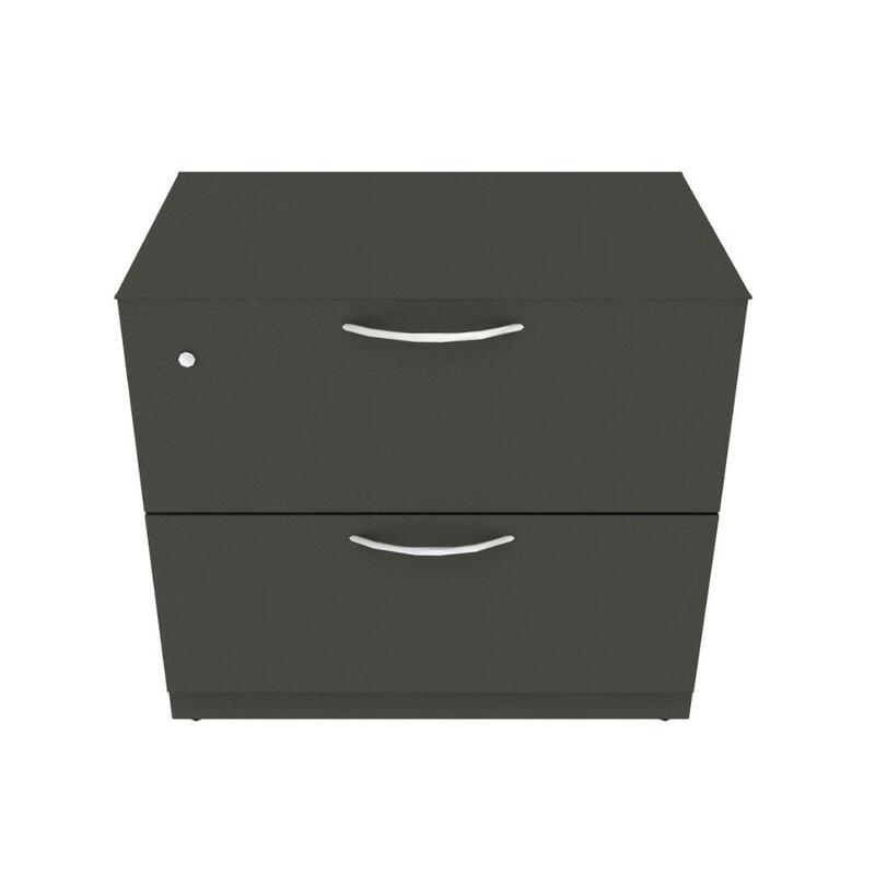 Universal; Lateral file, 2 drawers, Proud steel front, 18D x 30W x 28H - Image 1