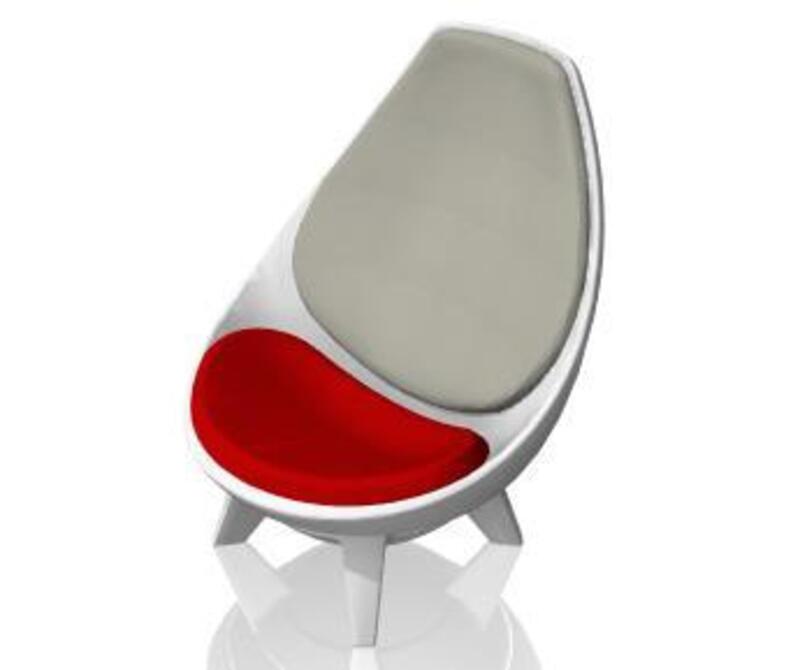 Sway Loung Chair - 360 degree swivel front to back, side to side, 4 leg base - Image 1