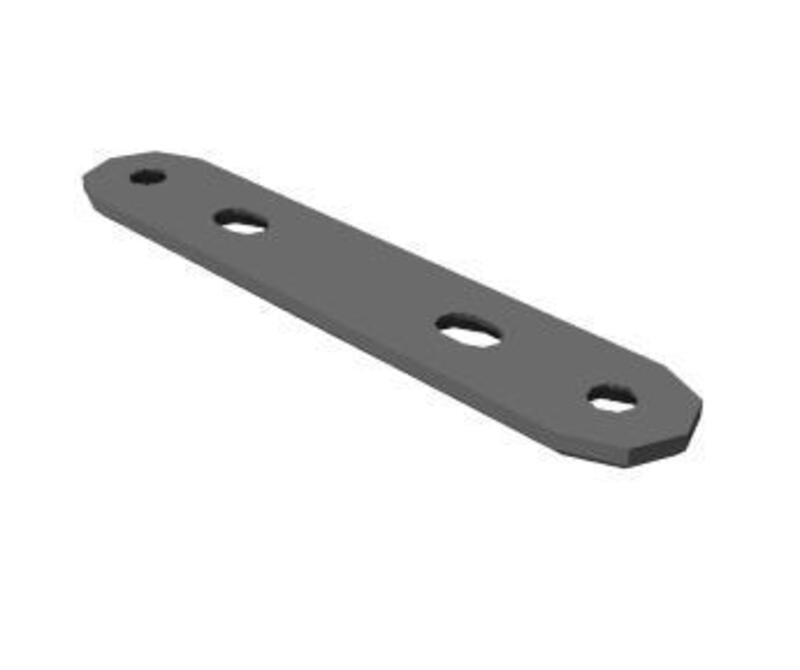 Tie plate, Package quantity 6, Side by side worksurface application - Image 1