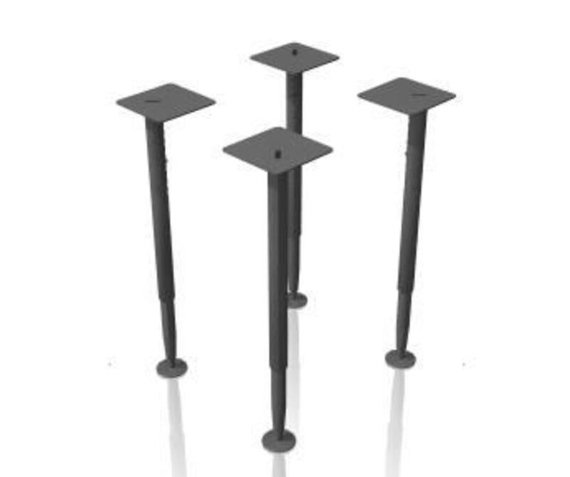 Leg-Adjustable height, Glides - Image 1