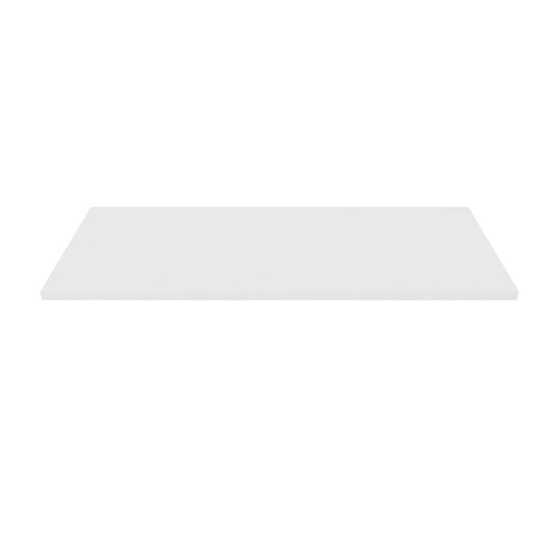 Worksurface STRT, 1/2" Cord drop, scallop, 23-1/2"D x 54"W, 6009 Arcitc White/2730 - Image 1