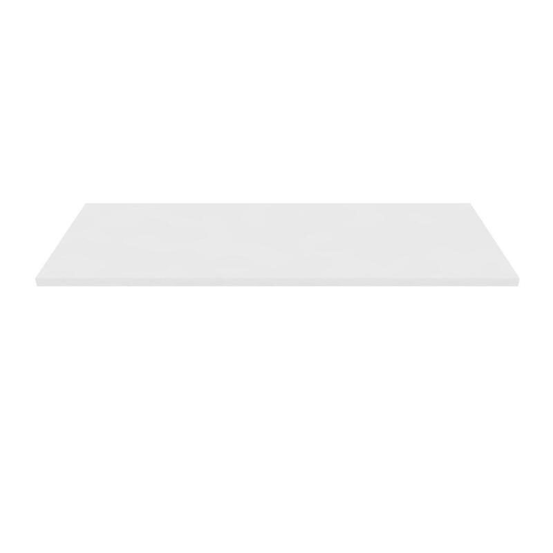 Worksurface-Straight, Plastic edge, Laminate, 1/2 cord drop, 23 1/2D x 60W - Image 1