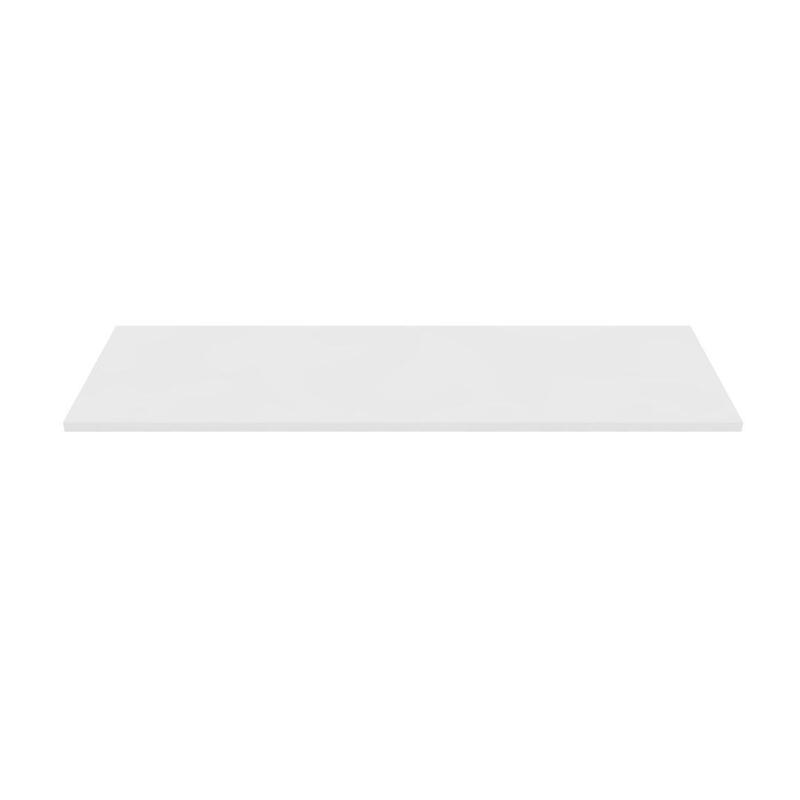 Worksurface-Straight, Plastic edge, Laminate, 1/2 cord drop, 23 1/2D x 72W - Image 1