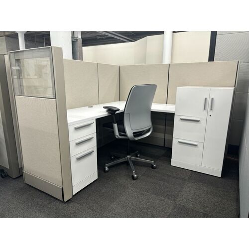 Pre-Owned Ethospace Workstation (6'D x 6'W x 54"H) - Thumbnail 2