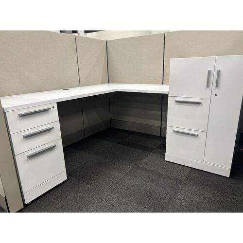 Pre-Owned Ethospace Workstation (6'D x 6'W x 54"H) - Thumbnail 3