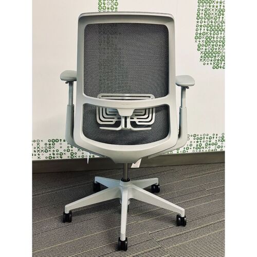 Soji Task Chair (Green/Platinum) - Thumbnail 4