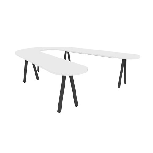 Admix V Media Table, 30 Degree, 6 People - Image 1