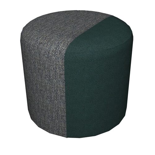 Two Thirds 18" Round Pouf - Image 1