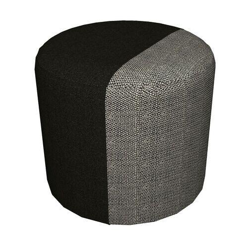 Two Thirds 18" Round Pouf - Image 1