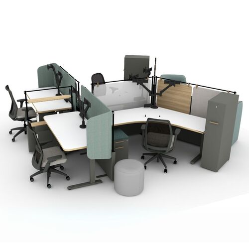 120 Degree Murral Workstation - Image 1