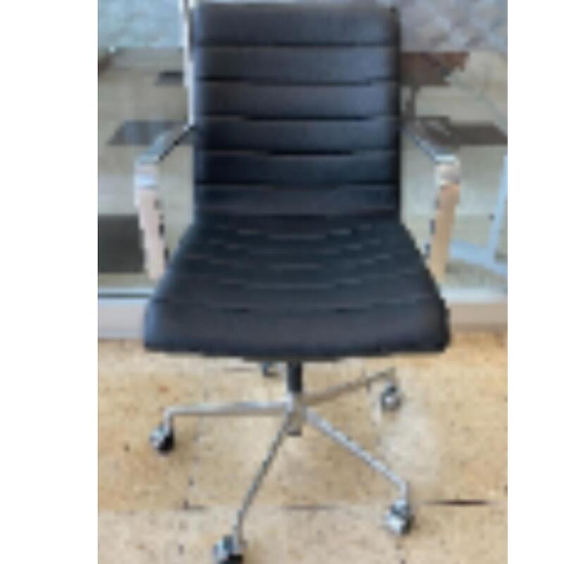 Faux Leather Conference Chair - Image 1