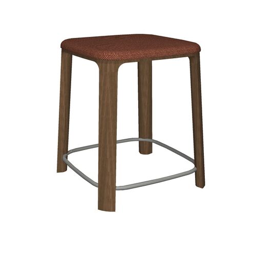 Trillia Uph Seat Stool- Std Ht Polish - Image 1