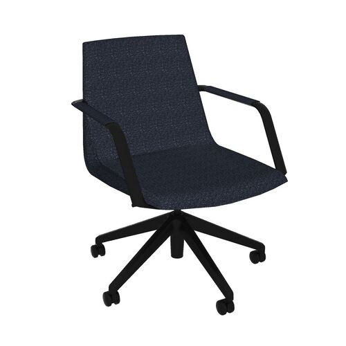 Genesee Swivel Mid Back Uph Arms - Image 1