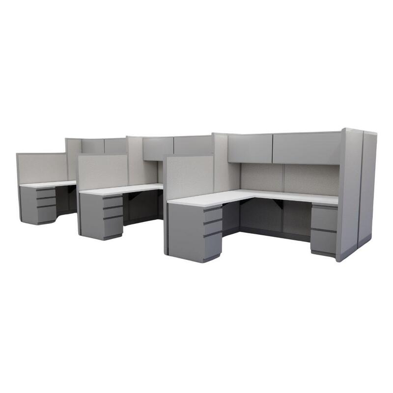 Remanufactured Avenir 65H/53H 6X6 6-PACK Workstations - Image 1
