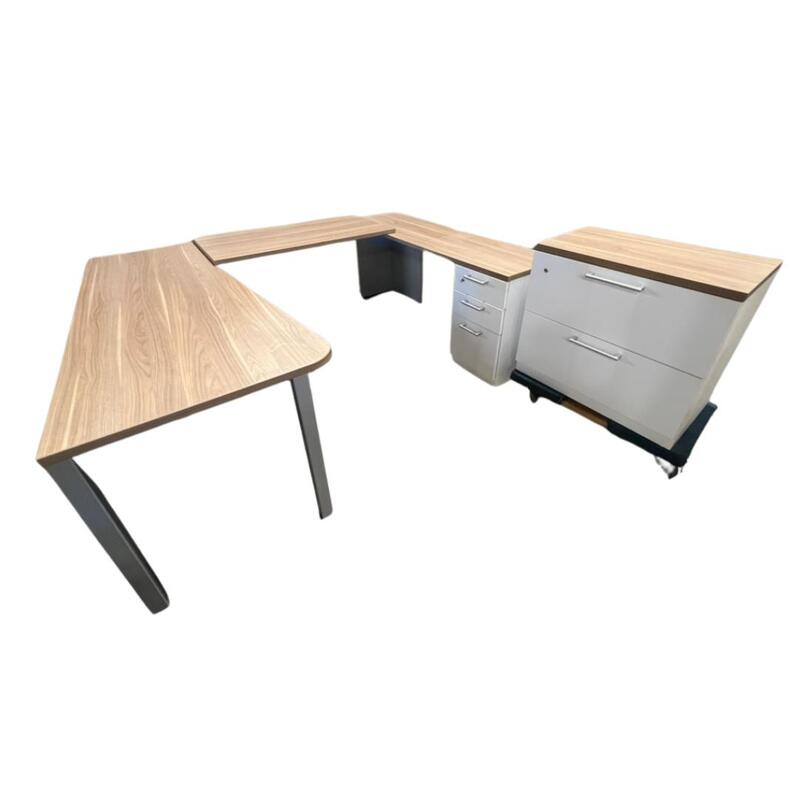 Private Office Set with Return and Storage - Thumbnail 2