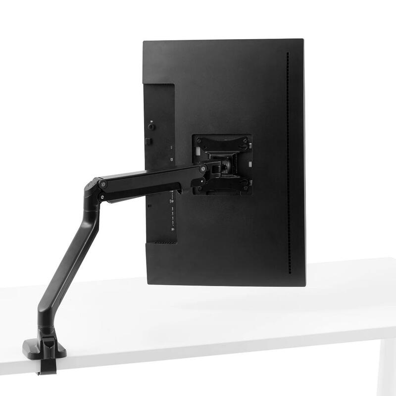 Swing Single Monitor Arm, Black - Thumbnail 3