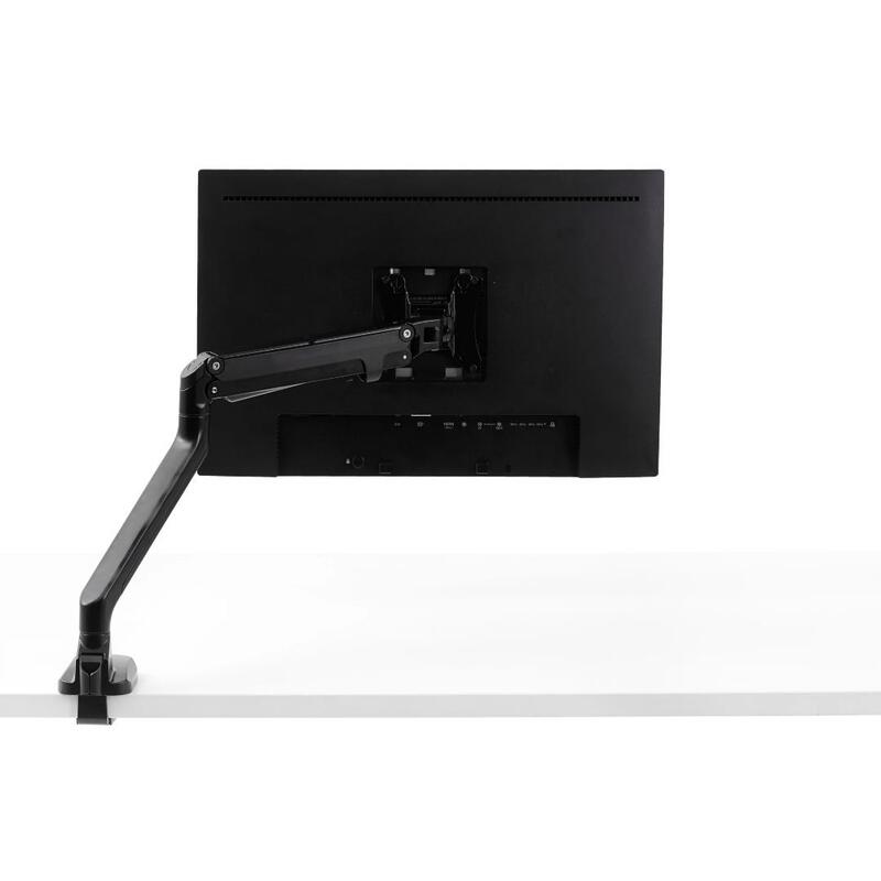 Swing Single Monitor Arm, Black - Thumbnail 2