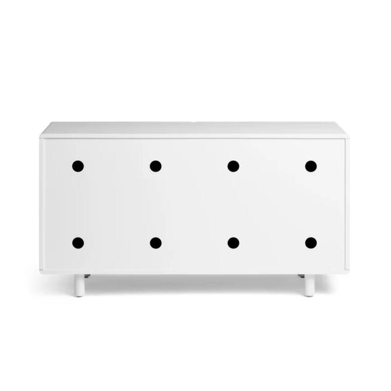 White Cleo Credenza, 52" - Thumbnail 4