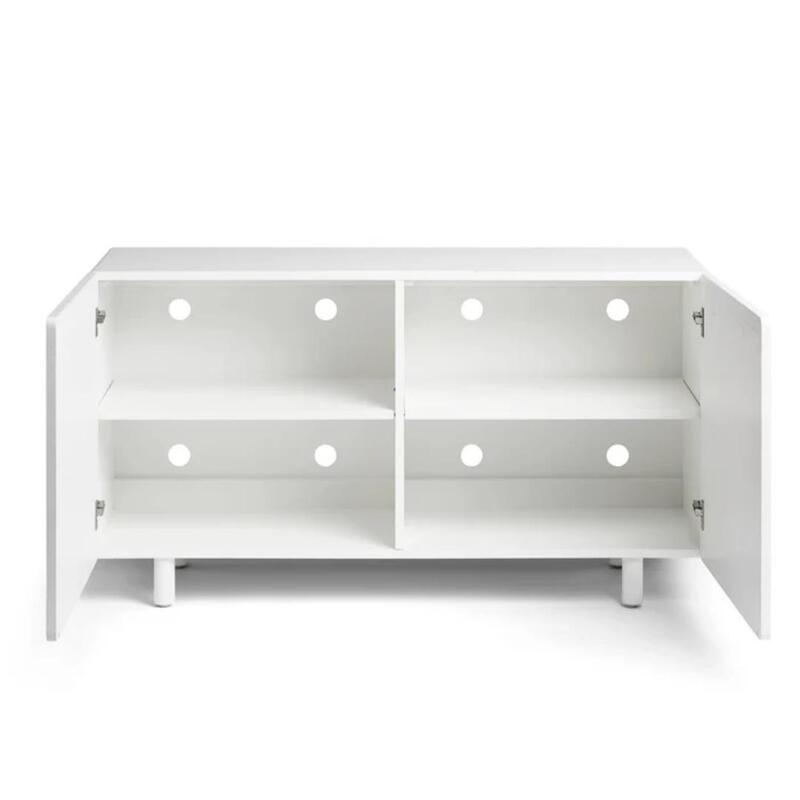 White Cleo Credenza, 52" - Thumbnail 2