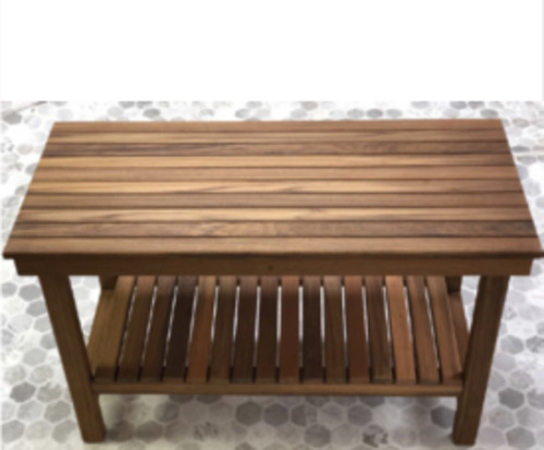 Teak Rigid Side Table - Image 1
