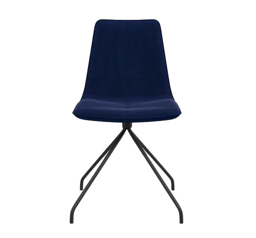 'Kyson Lecco' Velvet Side Chair - Image 1