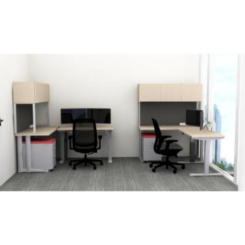 6x6 Shared Office + Lateral File - Image 1